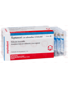 Septanest Articaina con adrenalina al 1/100 000