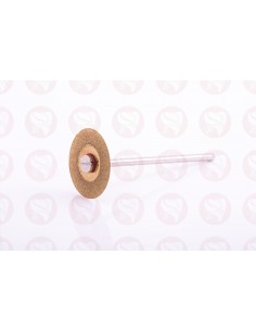 Disco dorado para pieza recta con mandril