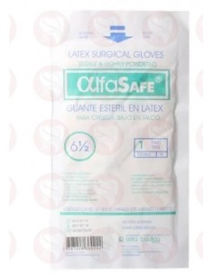 Guantes quirúrgicos latex par