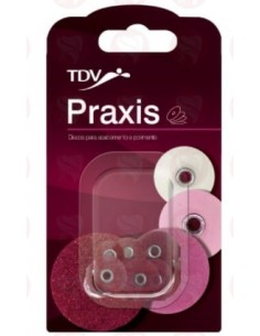 Discos Praxis TDV repuesto rojo grueso