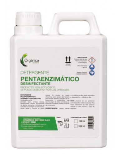 Detergente multienzimático Organica litro