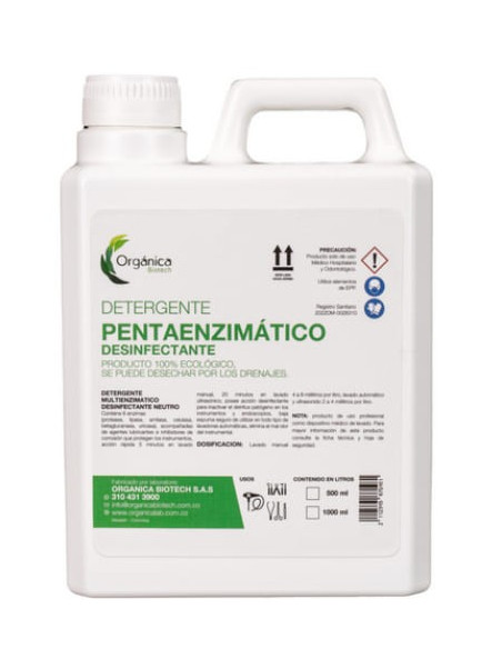 Detergente multienzimático