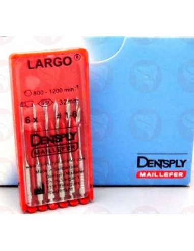 Fresas Peeso Dentsply Maillefer caja x 6 uds