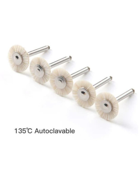 Cepillo pelo cabra blanco