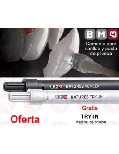 Natures Veneer cemento carillas BM4 de Maquira