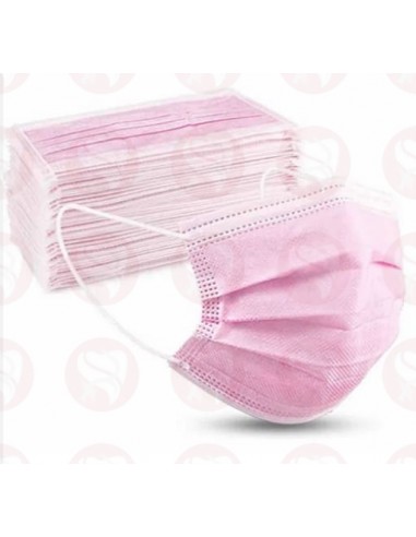Tapabocas rosado