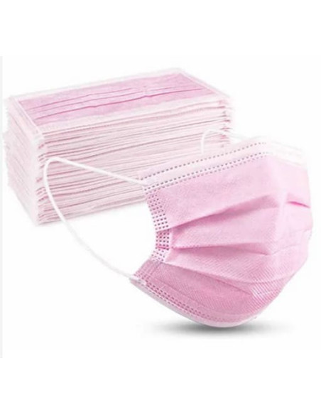 Tapabocas rosado