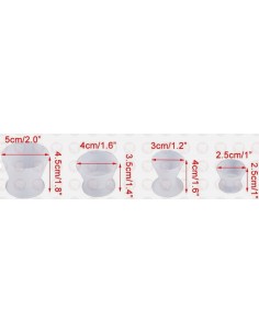 Vasos dapen siliconados