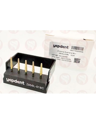 Fresa corte Zirconio kit x 5 uds