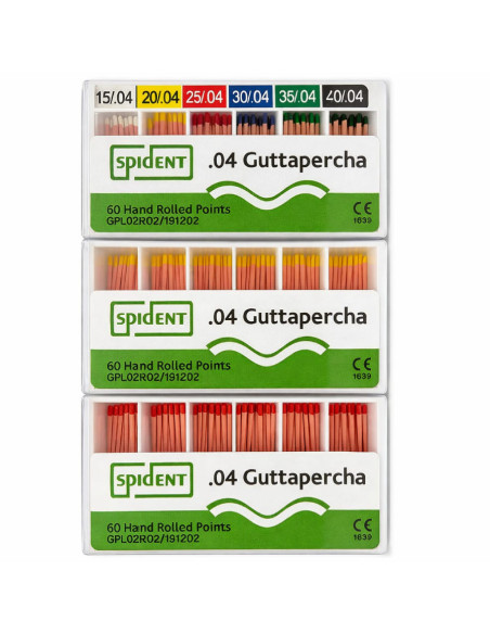 Conos de Gutapercha taper 04  SPIDENT