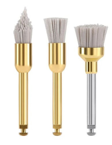 Kit de cepillos pulidores Diabrush EVE con fibra diamantada, referencias WTD1, WSD1 y WZD1