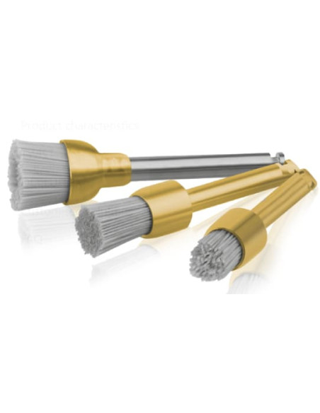Mini kit cepillos DiaBrush RA Eve WTD1 WZD1 WSD1 diamantados para pulido