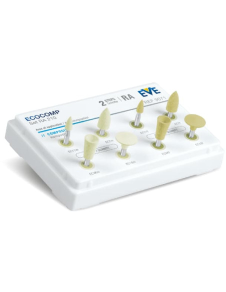 Kit EcoComp RA 210 Eve x8 - Pulido de Resinas | Recordental