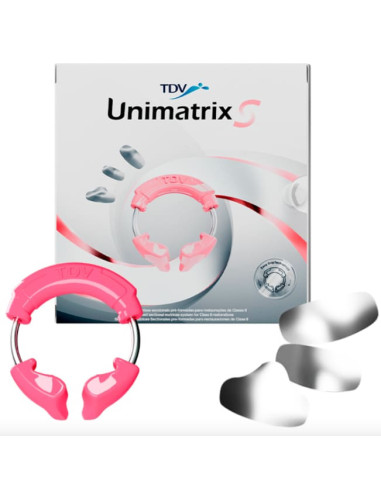 Matrices seccionales Unimatrix S TDV mini kit con anillo anatómico Easy Grip