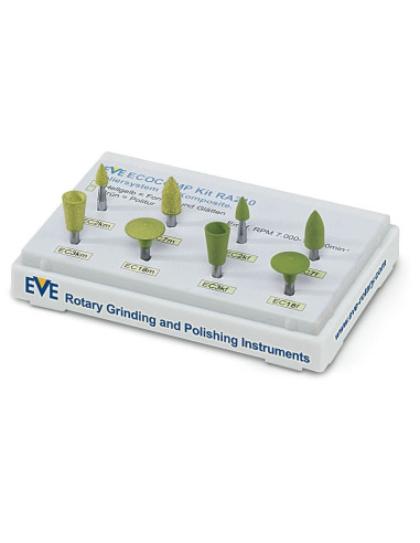 Ecocomp Kit EVE x 8 unidades | Acabado y pulido de resinas dentales