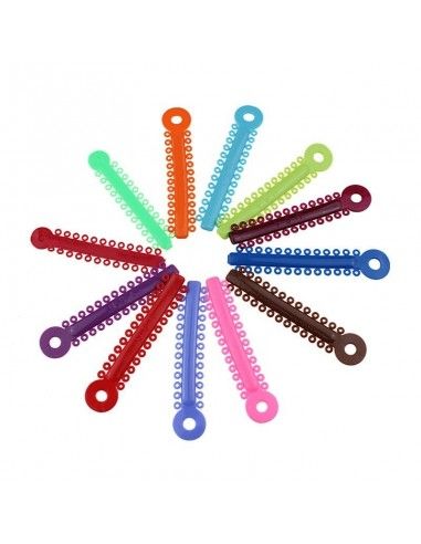 Elásticos ligadura colores bolsas 40 llaves