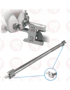 Posicionador angulado para brackets