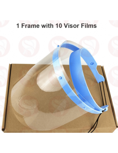 Visor protector con 10 acetatos Cotisen