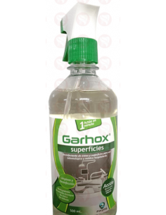Garhox 500 ml - desinfectante de equipos y superficies