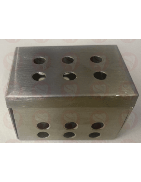 Caja metalica esterilizacion grapas