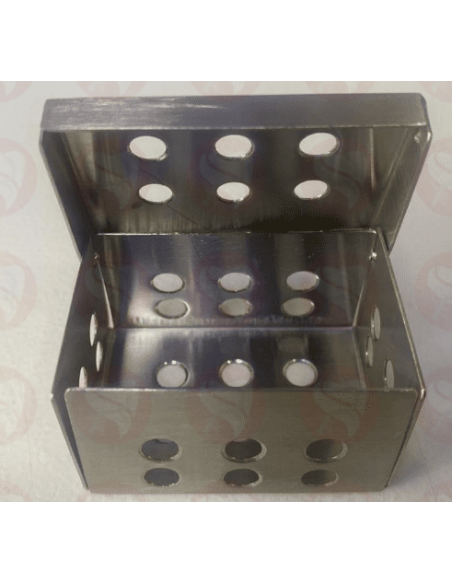 Caja metalica esterilizacion grapas
